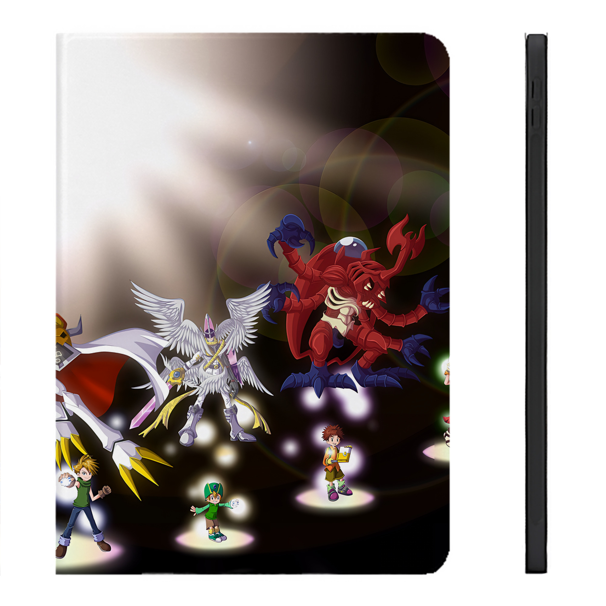 （画像用） Digimon デジタルモンスター/デジモン IPadケース ペンホルダー付き ブックスタイルデザイン